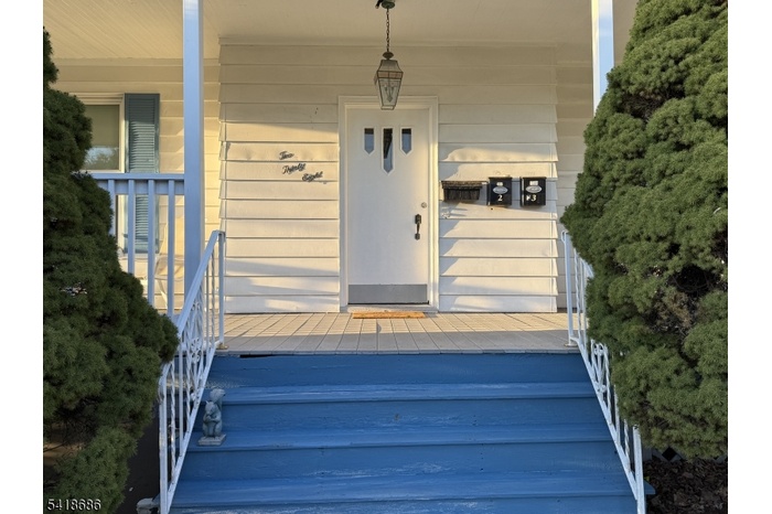 Welcoming front porch
