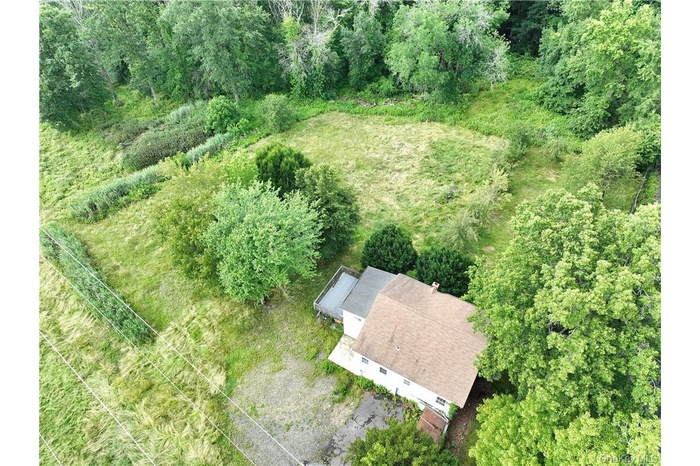 View from above of property