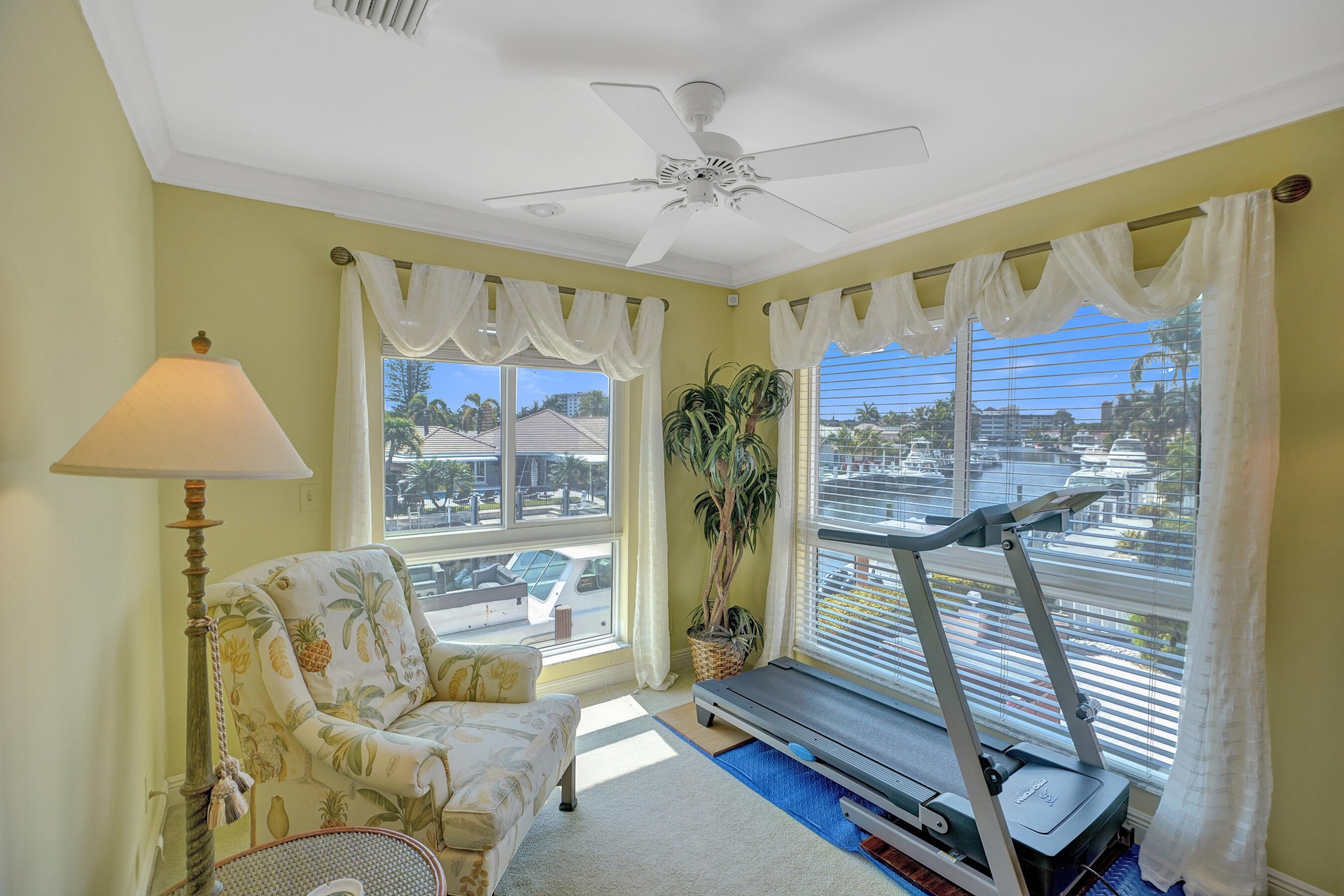 Sitting area of upstairs Master suite with exceptional views (better in person!)