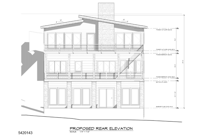 Proposed Rear Elevation