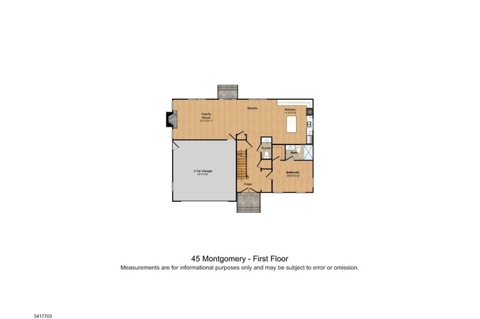 Floor Plan - 1st Fl.