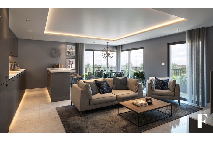 Manchester Piccadilly Wharf - Living Room
