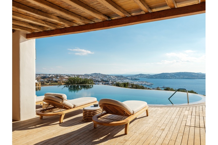Villa Imperial to rent in Mykonos - Swimming Pool & View
