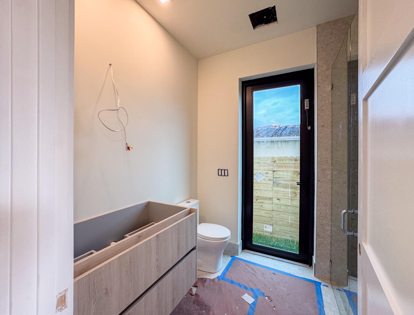(as of April 8, 2026) first floor bathroom also serves as the cabana bath, all showers and tubs feature Kohler's Anthem Digital Water Controls