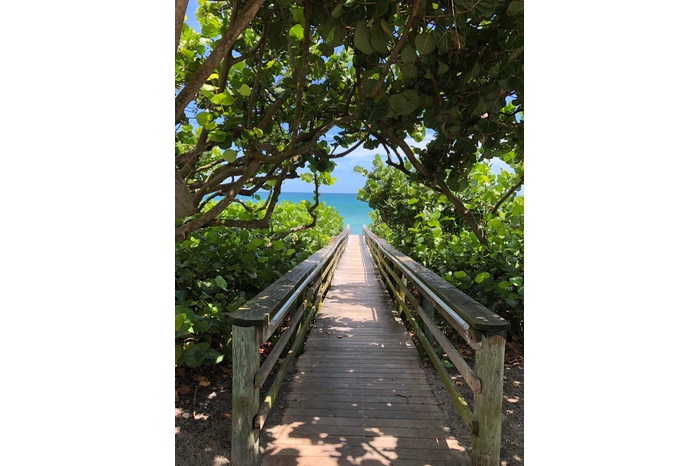 The beach is basically your backyard!