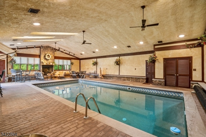 POOL WITH FIREPLACE VIEW