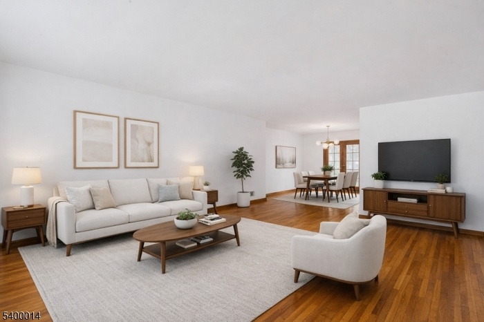 Virtually Staged Living Room