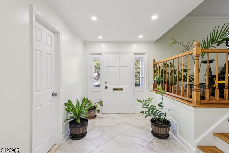 Bright Foyer into Living Room