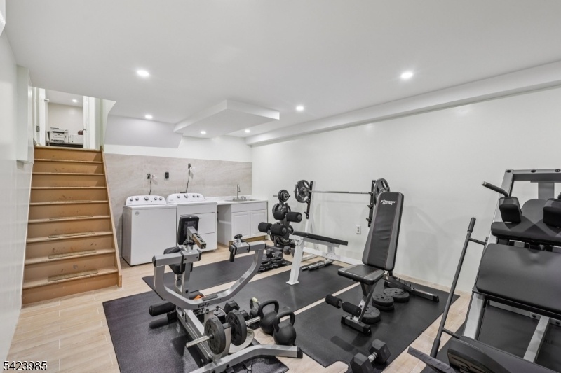 Basement Gym or Rec Area