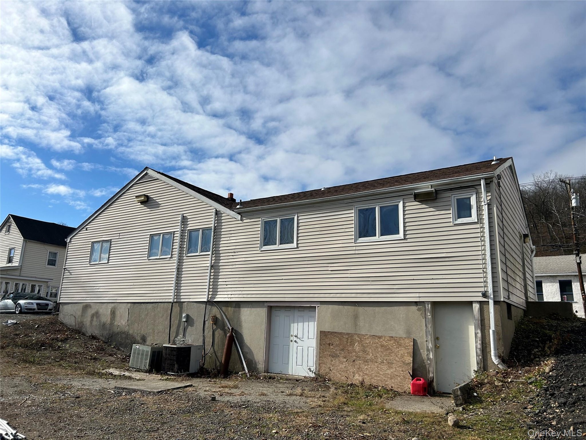 Rear view of property
