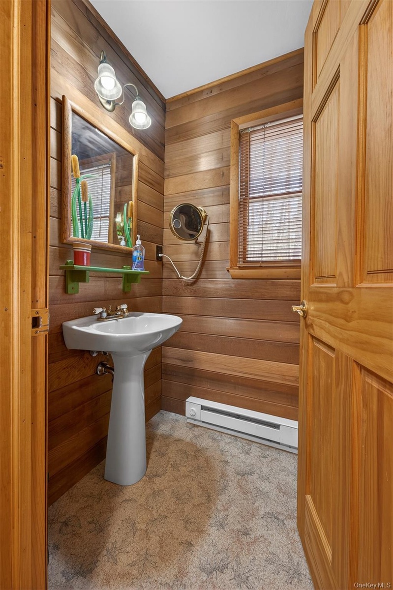 half bath on 2nd floor