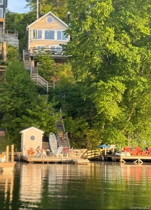 View of the house from the lake