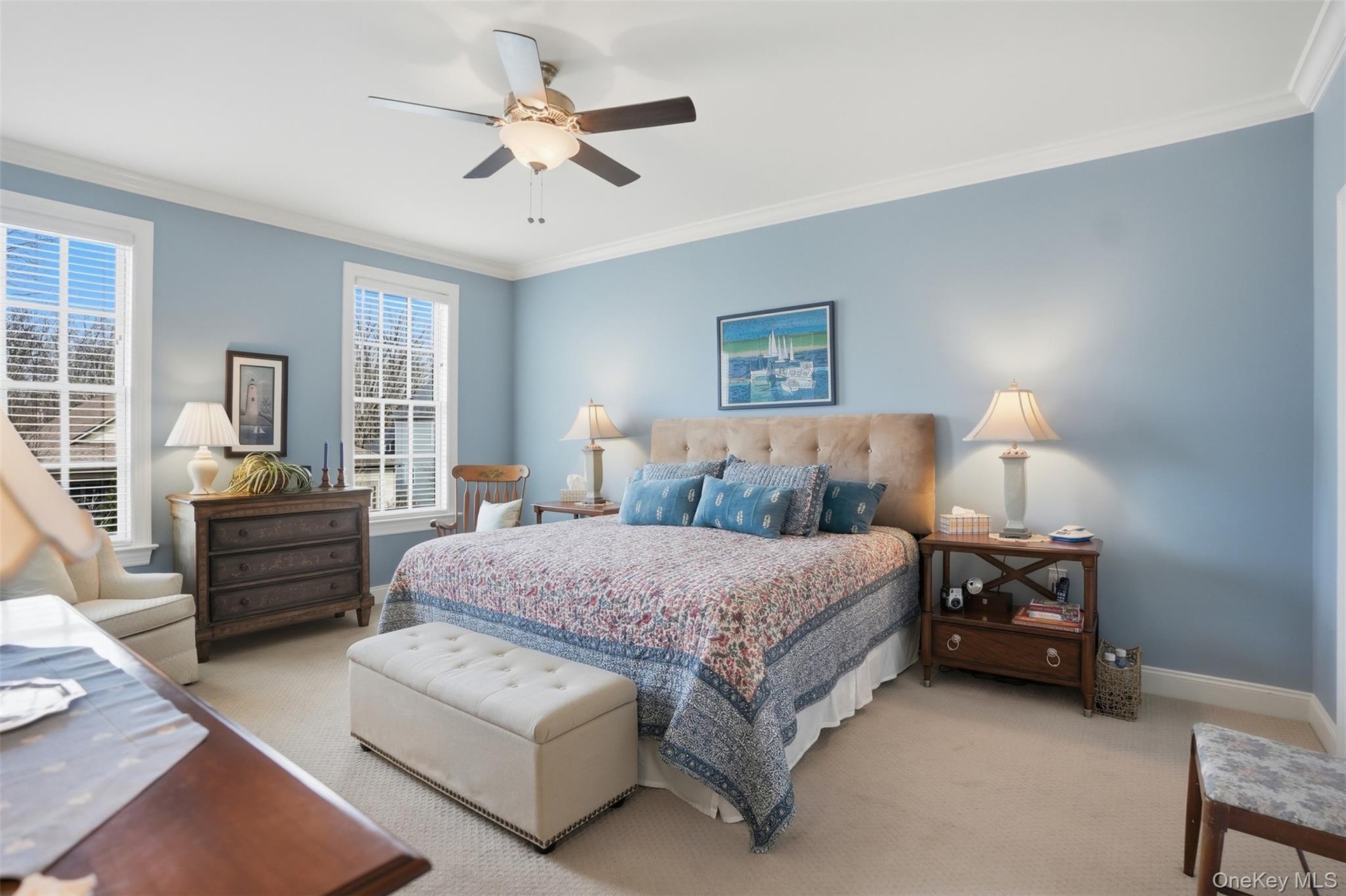 This floor plan allows great wall space for large pieces of furniture