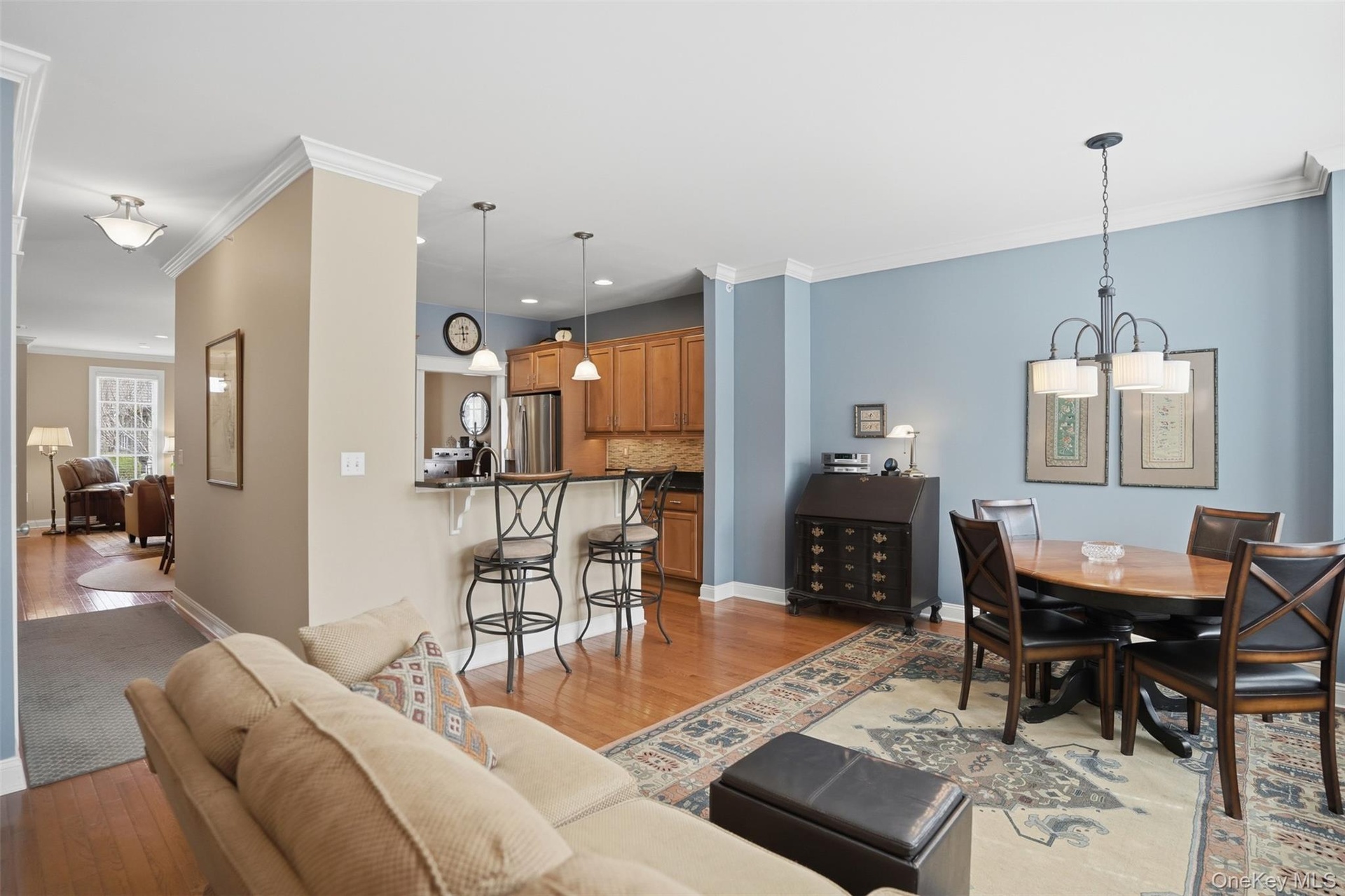Here is a good look at the ease of flow with this well designed floor plan
