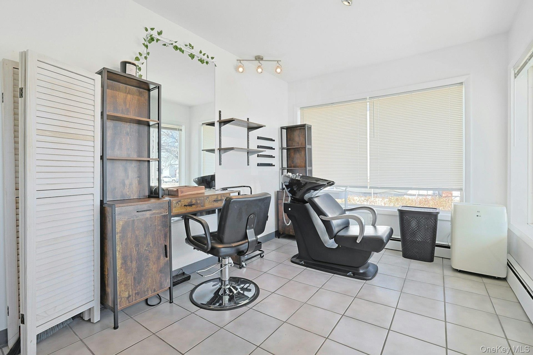 Salon space, which is part of Merle Norman but in a separate area within the building.