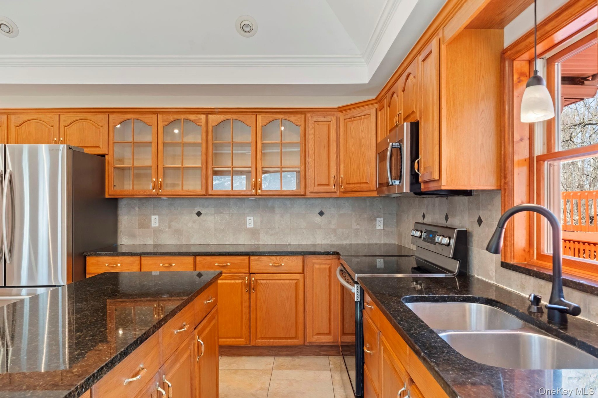 Kitchen with Deep Sink and Custom Cabinets