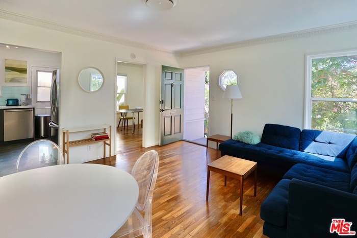 Dining area open to the kitche
