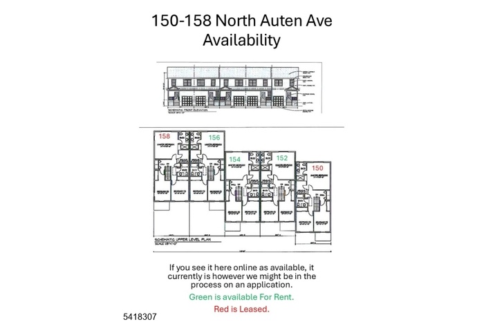 Townhome availabilty