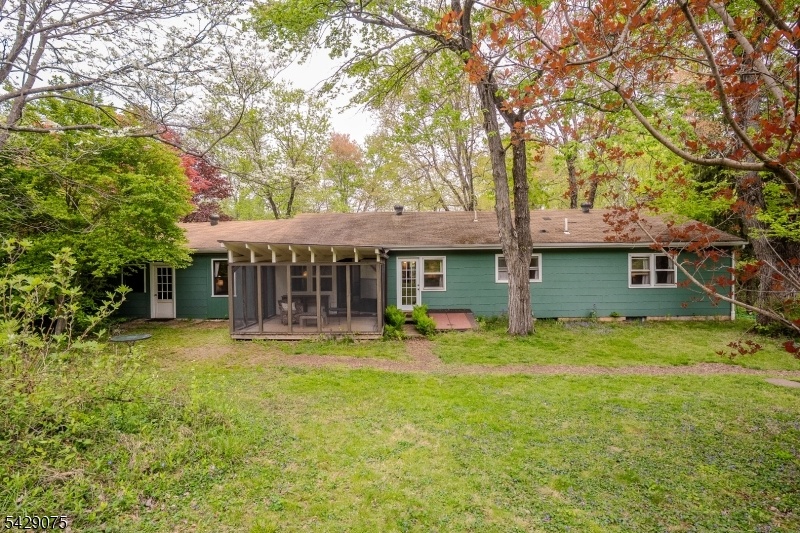 rear with screened porch