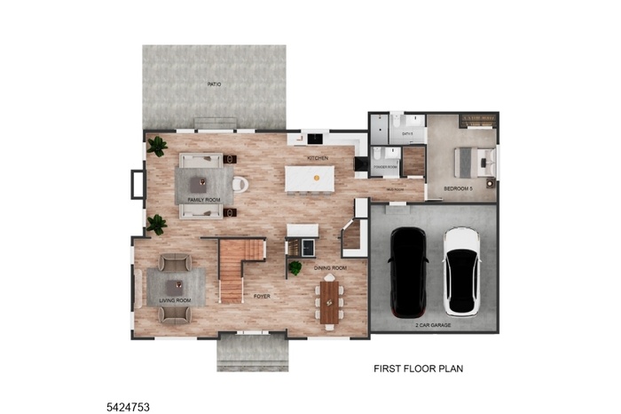 first floor render