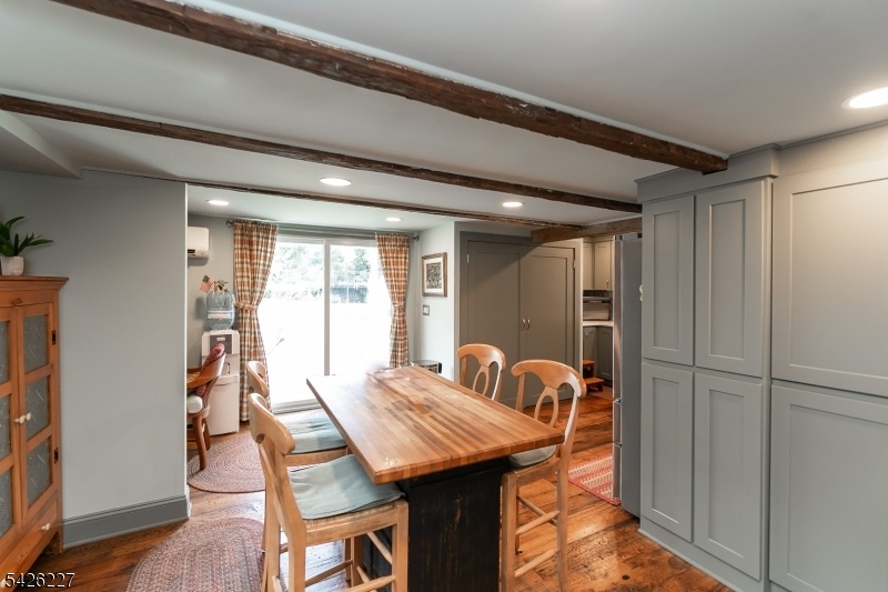 Slider door off kitchen nook