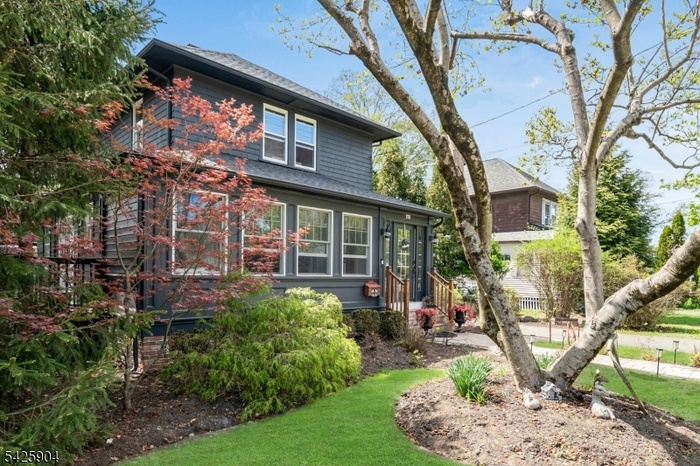 Landscaped front yard
