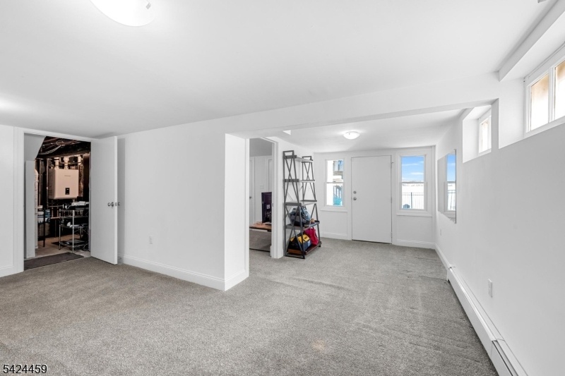 L shaped rec room utility room