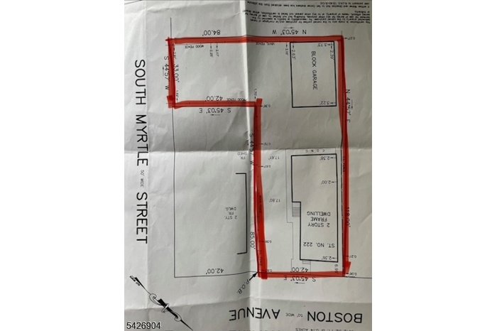 Shows house/lot/garages