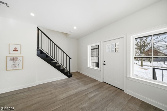 Bright Entry with Staircase