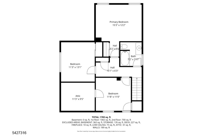 2nd Level Floorplan