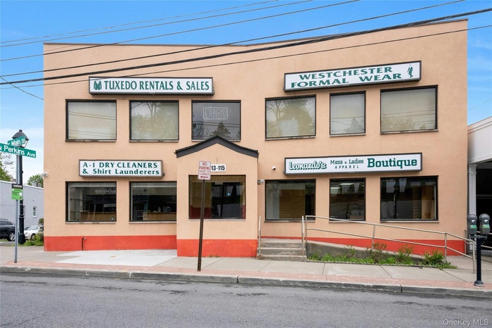 Chance of a lifetime  to own a commercial building on a corner lot with high visibility.