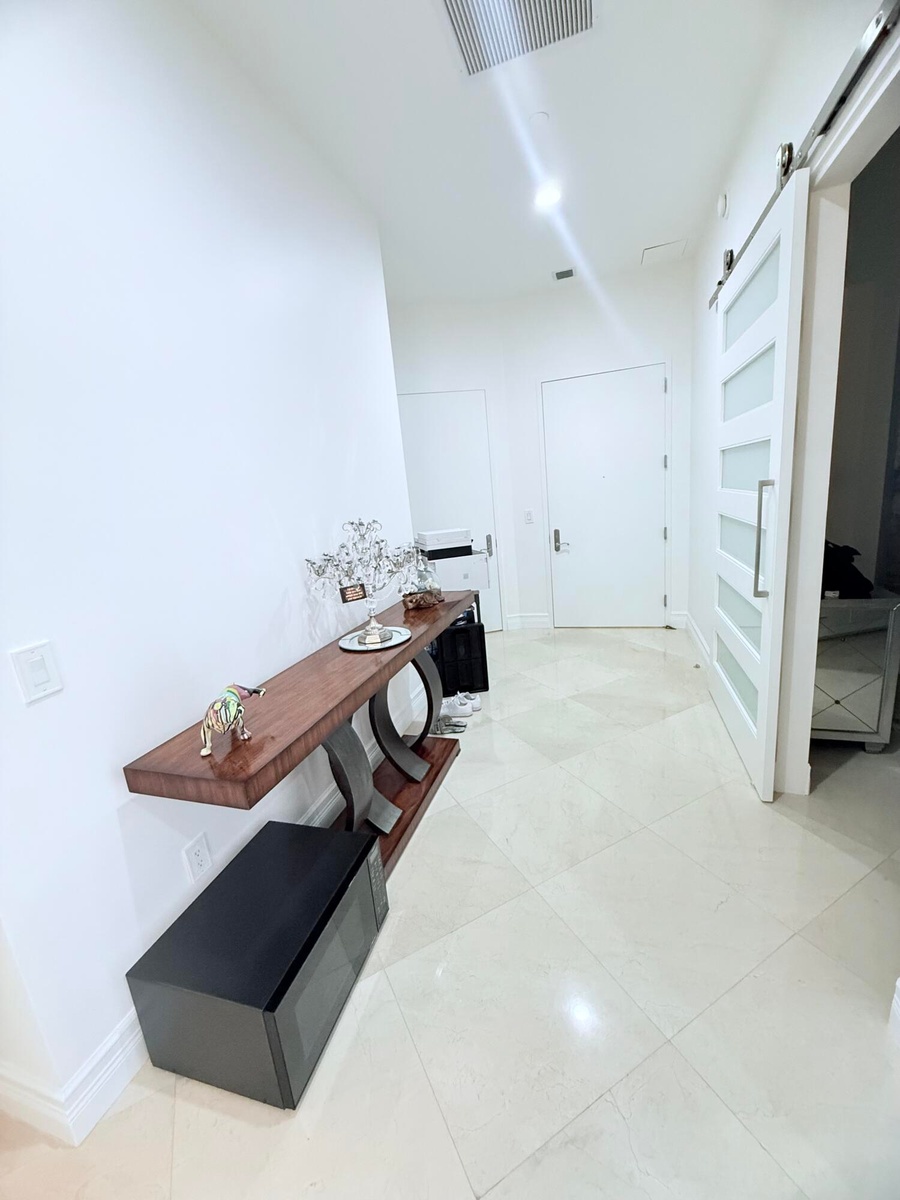 Entrance hallway- Den to the right