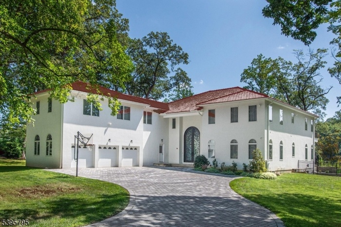 Stately lake home