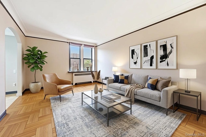 Virtually Staged Living Room