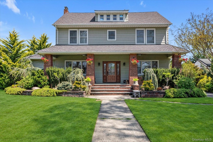 Front Of Home with Open Front Porch