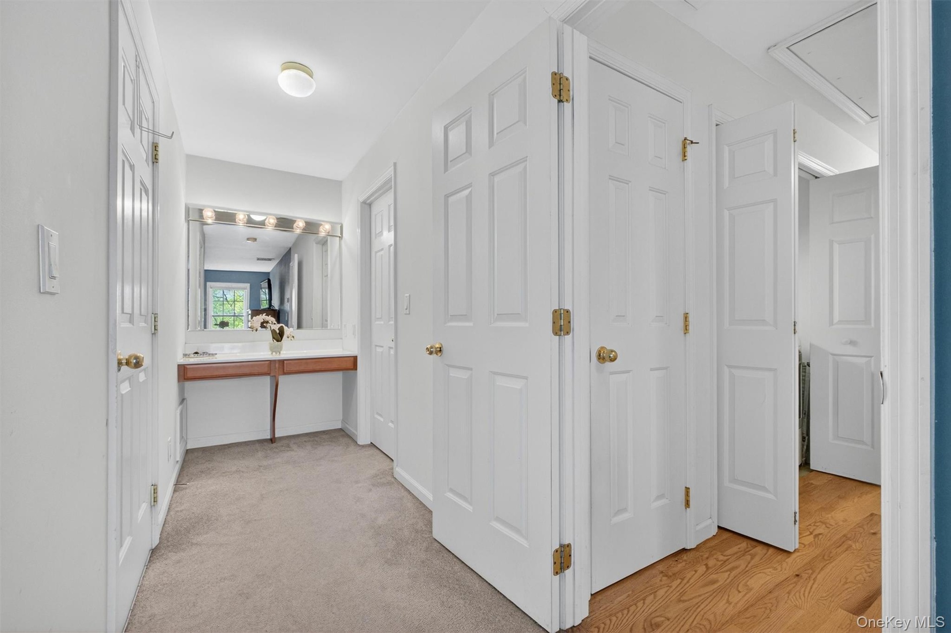 Dressing room in the primary bedroom.