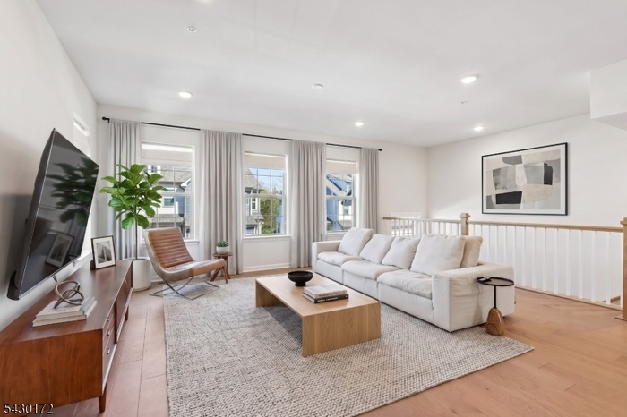 Living room staged