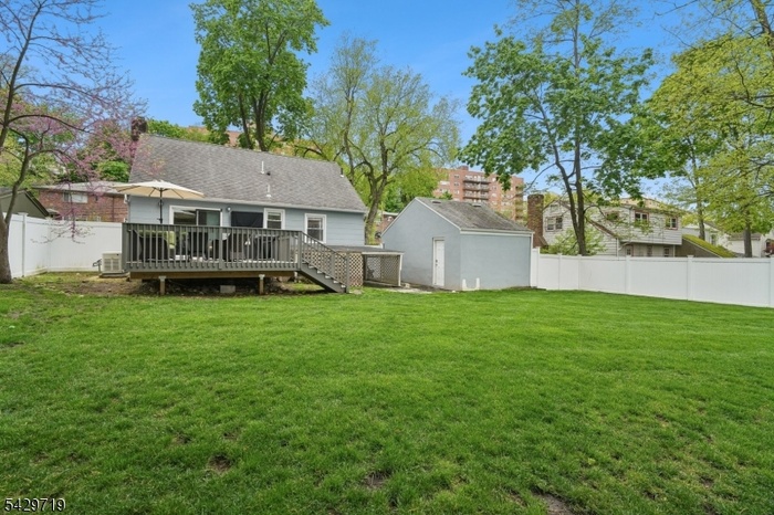 Back view of home