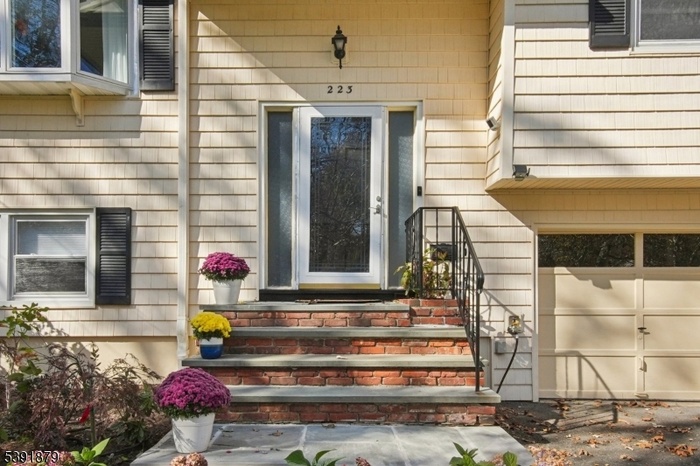Slate walkway entry