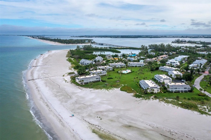 Aerial view looking North