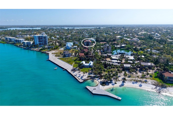 Ariel View - Sandy Cove Located Just Minutes from the Village at Siesta Key
