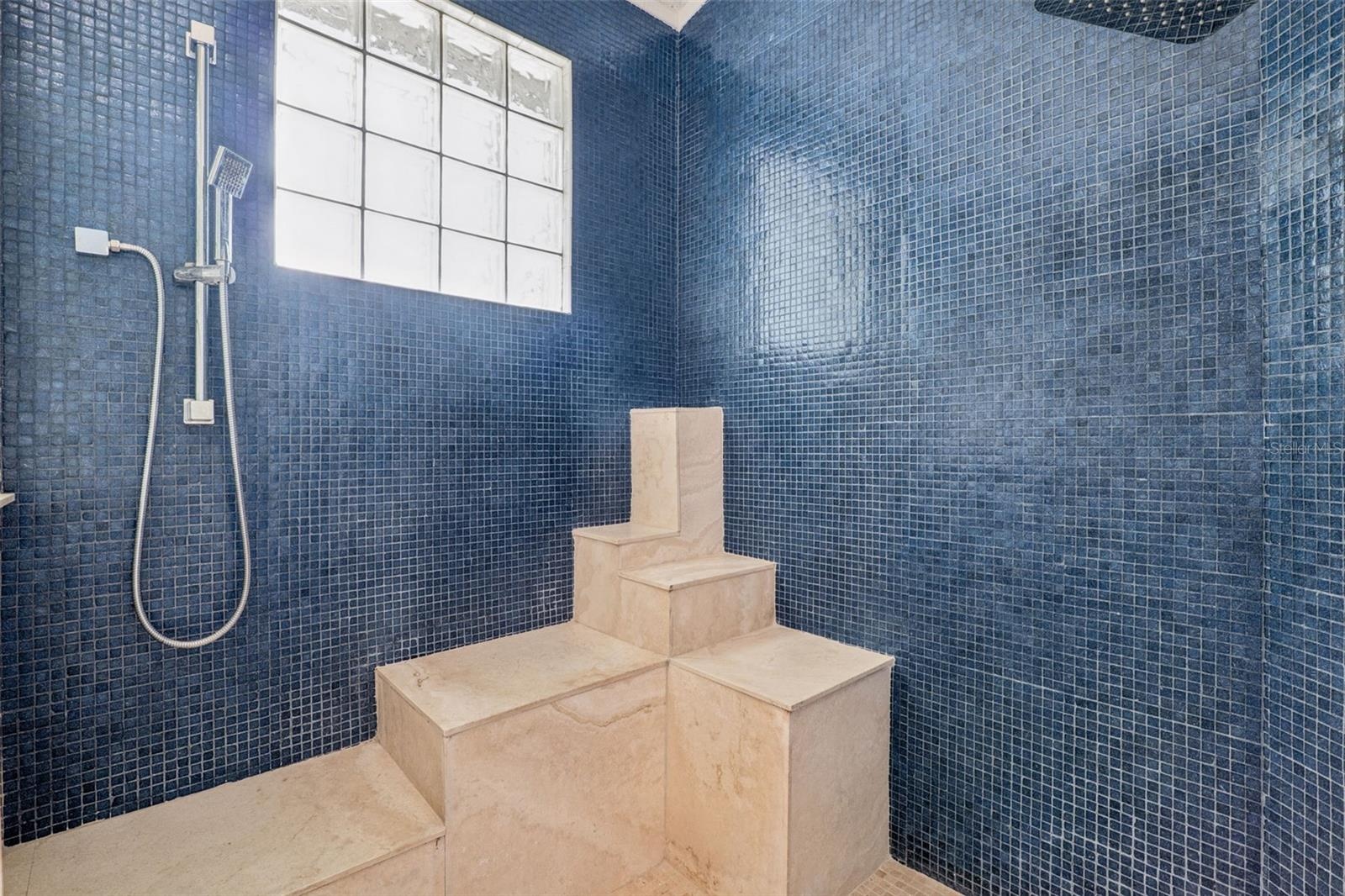 Primary bath shower