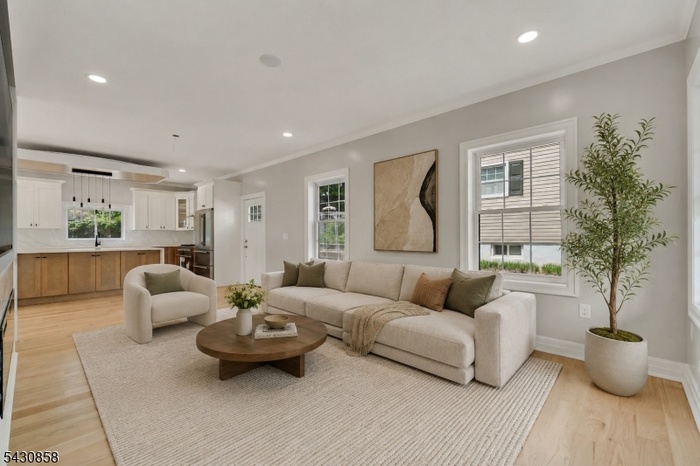 Virtual stage living room