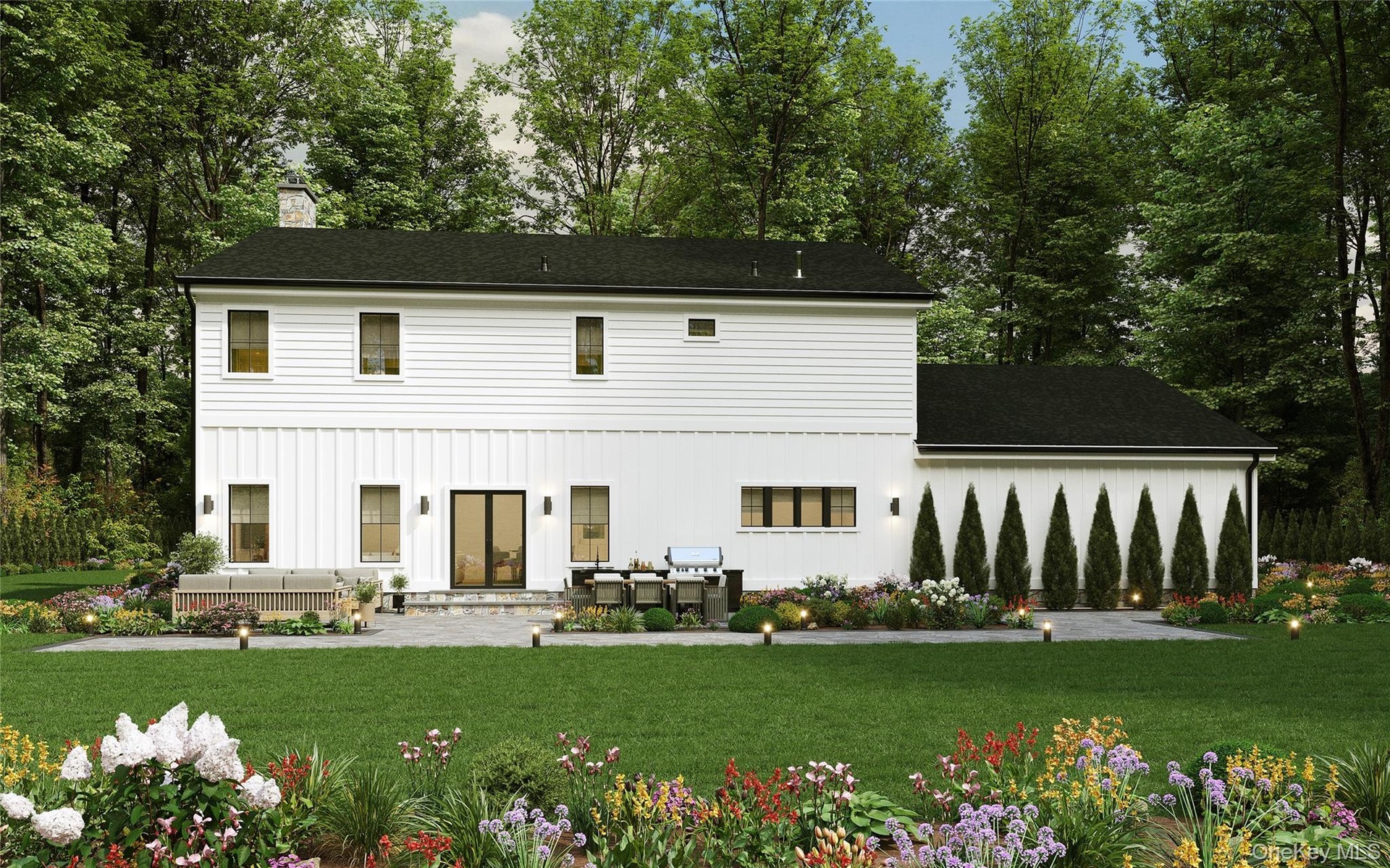 Back of structure- rendering to be built