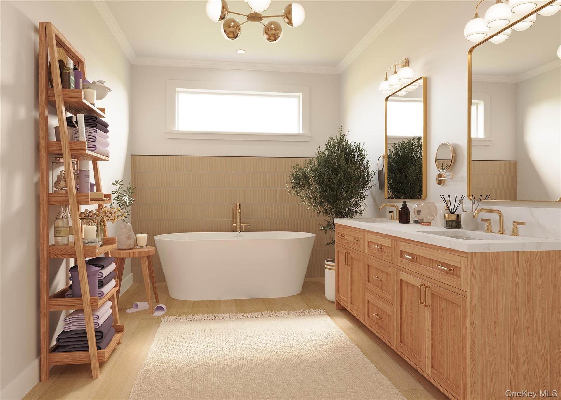 Primary Bathroom- rendering to be built