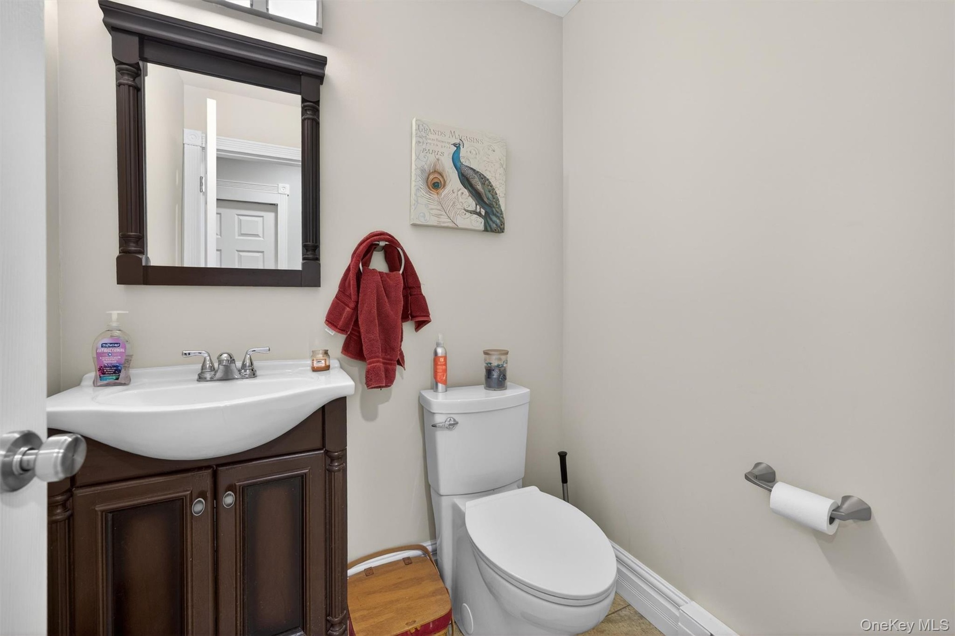 half bath on first floor