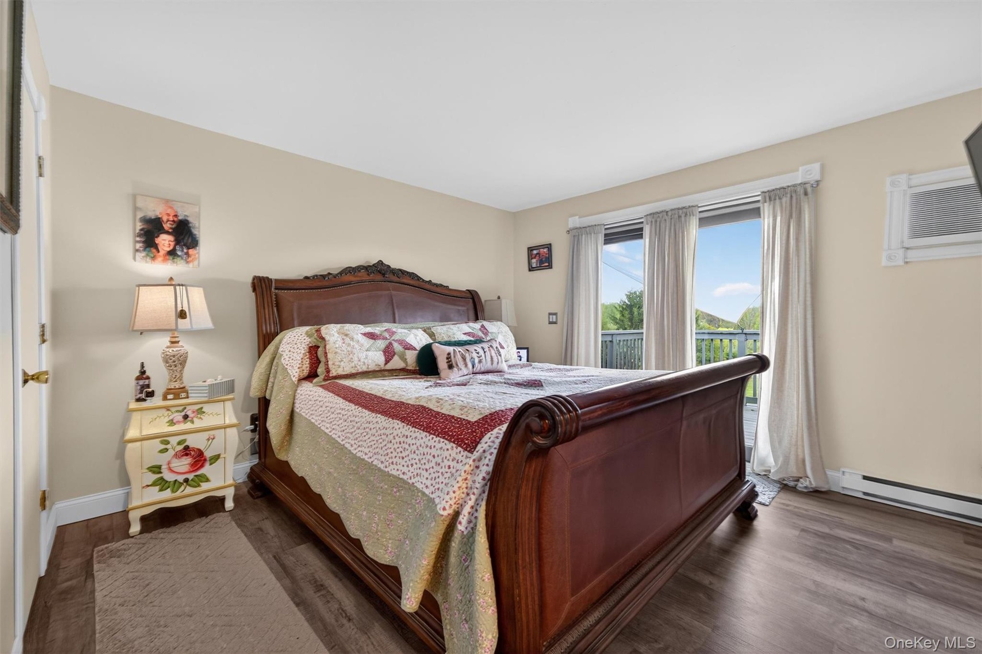 main bedroom with balcony