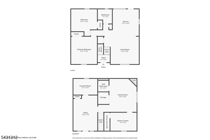 Combined floor plan