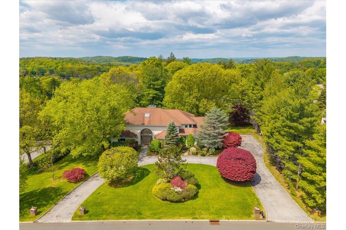 Aerial view of home