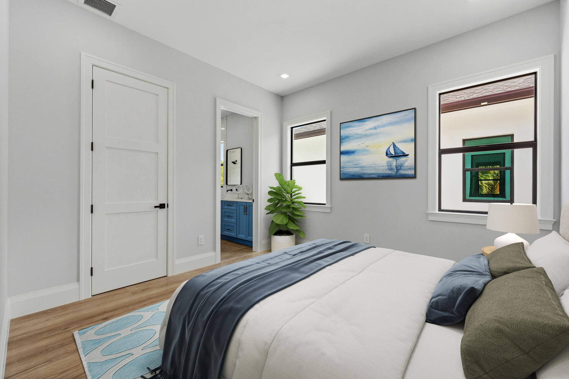 Bedroom, Virtually Staged